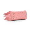 Secondhand Loro Piana Pink Ostrich Cluisee Top Handle Bag - '20s