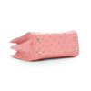 Secondhand Loro Piana Pink Ostrich Cluisee Top Handle Bag - '20s