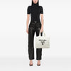 Prada Spugna Terry Cloth Logo Tote Secondhand
