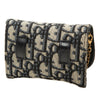Dior Nano Oblique Canvas Saddle Chain Pouch Secondhand