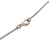 Chanel Brass Faux Pearl and Strass Twisted CC Pendant Necklace Secondhand