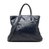 Miu Miu Crinkled Calfskin Convertible Tote Secondhand