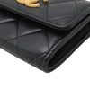 Chanel CC Quilted Lambskin Coin Purse With Chain Secondhand