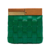 Bottega Veneta Lambskin Maxi Intrecciato The Snap Clutch Secondhand