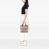 Burberry Haymarket Check Coated Canvas Tote Secondhand