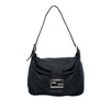 Fendi Neoprene Double Flap Shoulder Bag Secondhand