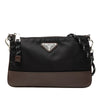 Prada Bicolor Vitello Trimmed Re Nylon Speedrock Smartphone Case Secondhand