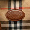Secondhand Burberry Haymarket Check Canvas Tote