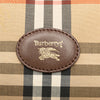 Burberry Haymarket Check Canvas Boston Bag Secondhand
