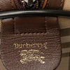 Burberry Haymarket Check Canvas Boston Bag Secondhand