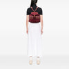 Secondhand Gucci Large Suede Bamboo Drawstring Backpack