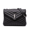 Secondhand Saint Laurent Medium Matelasse Leather LouLou Shoulder Bag