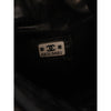 Chanel CC Shiny Lambskin Quilted Drawstring Clutch with Chain Secondhand