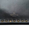 Valentino Leather Rockstud Flap Clutch Secondhand