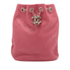 Chanel CC Quilted Lambskin Chain Drawstring Backpack Secondhand