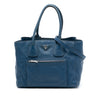 Prada Vitello Daino Front Pocket Open Convertible Tote Secondhand