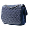 Secondhand Chanel Paris Salzburg Quilted Glazed Calfskin and Felt Edelweiss Flower CC Flap