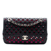 Chanel Large Perforated Calfskin See Through Flap Secondhand