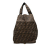 Fendi Zucca Canvas and Nylon Foldable Tote Secondhand