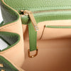 Delvaux Brillant MM Leather 2Way Handbag in Green Secondhand