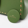 Delvaux Brillant MM Leather 2Way Handbag in Green Secondhand