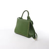 Delvaux Brillant MM Leather 2Way Handbag in Green Secondhand