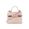 Delvaux Tempête MM Leather 2Way Handbag in Pink Secondhand