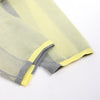 DIESEL Lurex-Detail Long-Sleeved Shirt in Yellow, Size S Secondhand