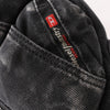 Diesel Multi-Pkts Multipocket Washed Denim Crossbody bag in Gray Secondhand