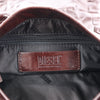 Diesel Scrunch-D Leather Shoulder Bag in Burgundy Secondhand