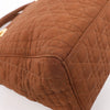 Dior Lady Dior Cannage Nylon Handbag in Brown Secondhand