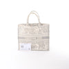Dior Book Tote Large Jouy Embroidered canvas Handbag Handbag in Gray Secondhand