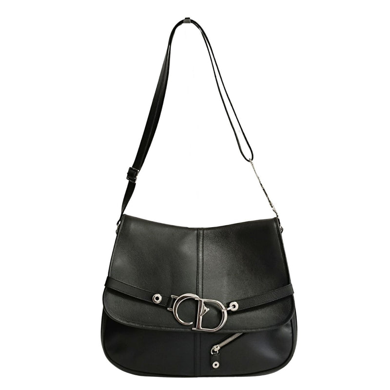 Dior Saddle large shoulder bag in black leather