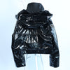 Secondhand Dondup Glossy Jacket in Black, 42 IT