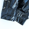 Secondhand Dondup Glossy Jacket in Black, 42 IT