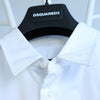 Secondhand Dsquared2 Camouflage Panel White Shirt, 48 IT