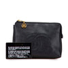 Chanel CC Caviar Cosmetic Pouch Secondhand