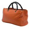 Gucci Medium Calfskin Bamboo Shopper Satchel Secondhand