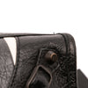 Balenciaga Small Lambskin Motocross Striped Classic City Satchel Secondhand