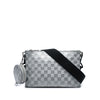Louis Vuitton Damier Glitter Taurillon In The Loop Trio Pouch Secondhand