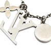 Louis Vuitton Silver Plated and Resin LV Initiales Pendant Necklace Secondhand