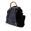 Gucci Suede Bamboo Drawstring Backpack Secondhand