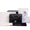 Chanel Mini Square Classic Chevron Lambskin Single Flap Secondhand