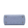 Dior Medium Embroidered Canvas Cannage Lady D Lite Secondhand