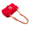 Gucci Small GG Marmont Matelasse Velvet Flap Crossbody Secondhand