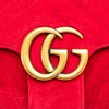 Gucci Small GG Marmont Matelasse Velvet Flap Crossbody Secondhand