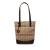 Burberry Haymarket Check Canvas Tote Secondhand