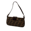 Fendi Zucca Canvas Shoulder Bag Secondhand