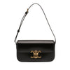 Celine Shiny Calfskin Triomphe Claude Shoulder Bag Secondhand