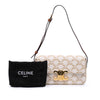 Celine Triomphe Coated Canvas Claude Shoulder Bag Secondhand